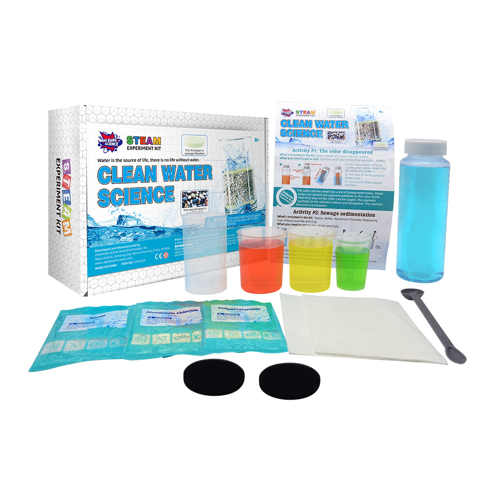 SES Creative Filtre à Eau - Kit STEM Pour Enfants - Expérience Scientifique Éducative
