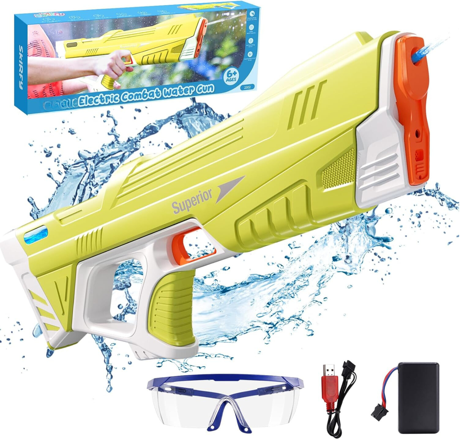 Electric Water Gun for Children Adults Powerful High Capacity