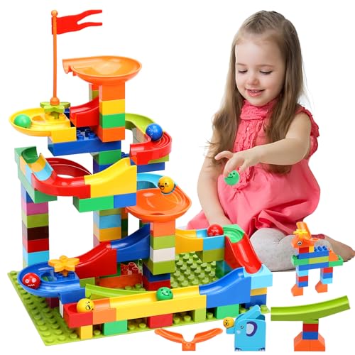 Marble Run Race Maze Ball Track Kids Toy