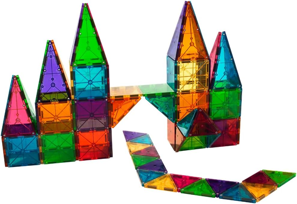 3D Magnetic Tiles Building Blocks Set for Kids