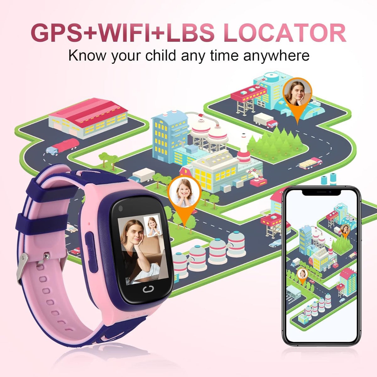 4G Kids Smart Watch ULTRA - AGPS, Video Call, SOS *New Model*