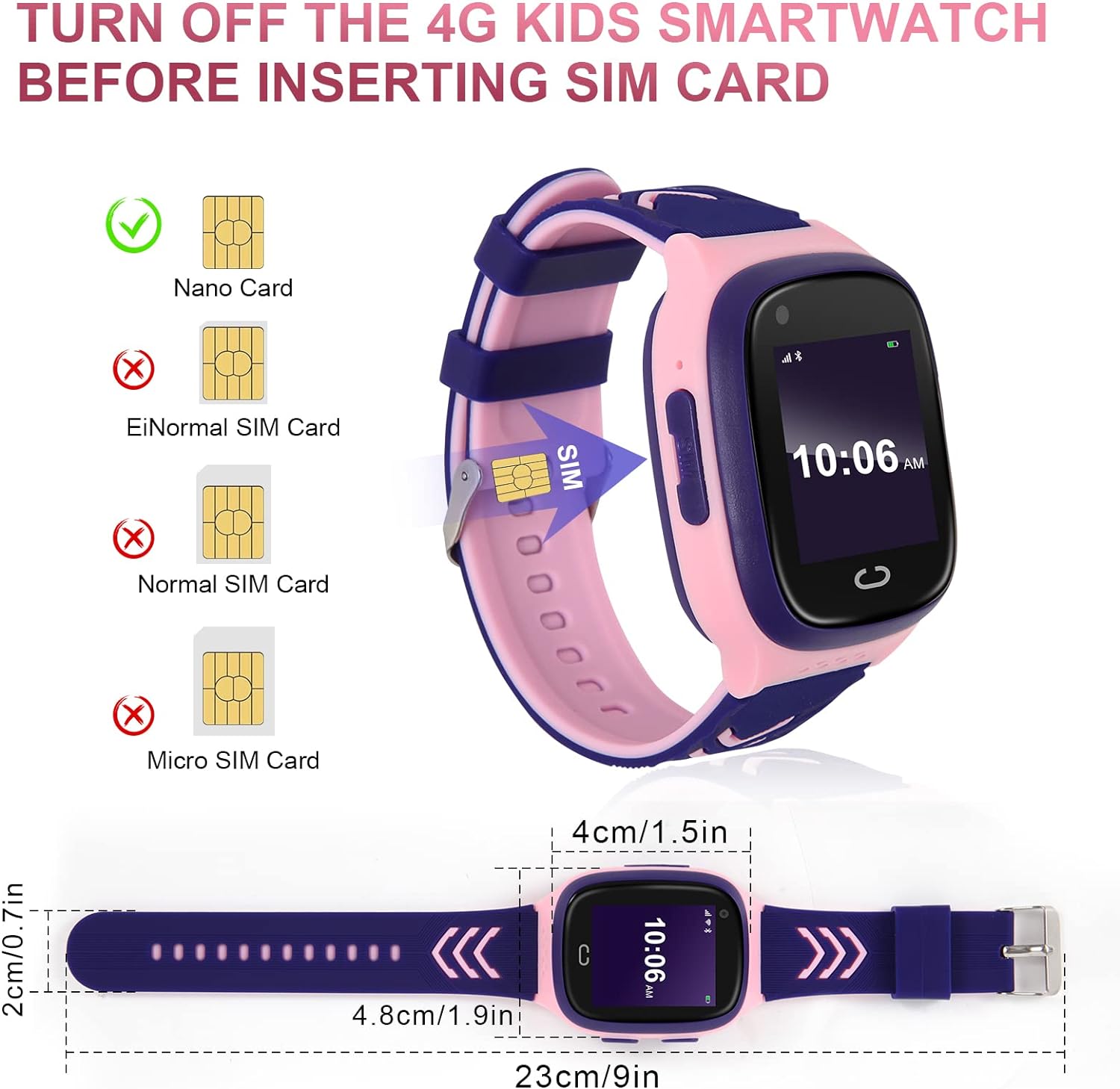 4G Kids Smart Watch ULTRA - AGPS, Video Call, SOS *New Model*