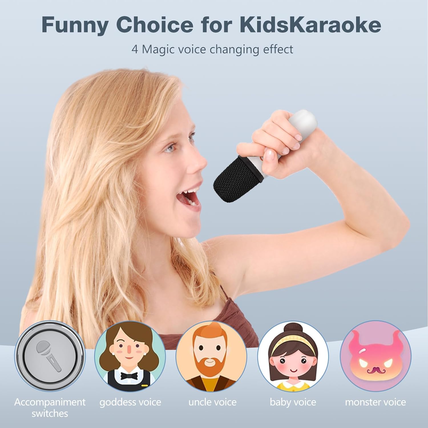 Mini Portable Karaoke Bluetooth Speaker Microphone