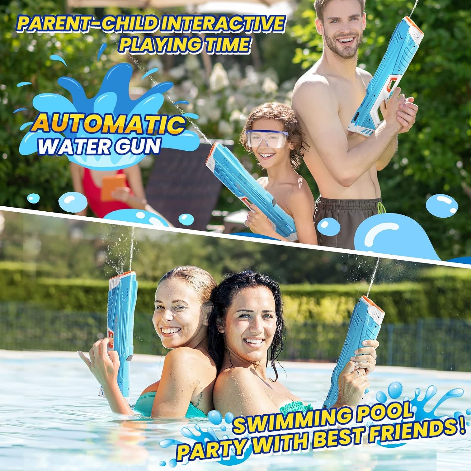 Electric Water Gun for Children Adults Powerful High Capacity