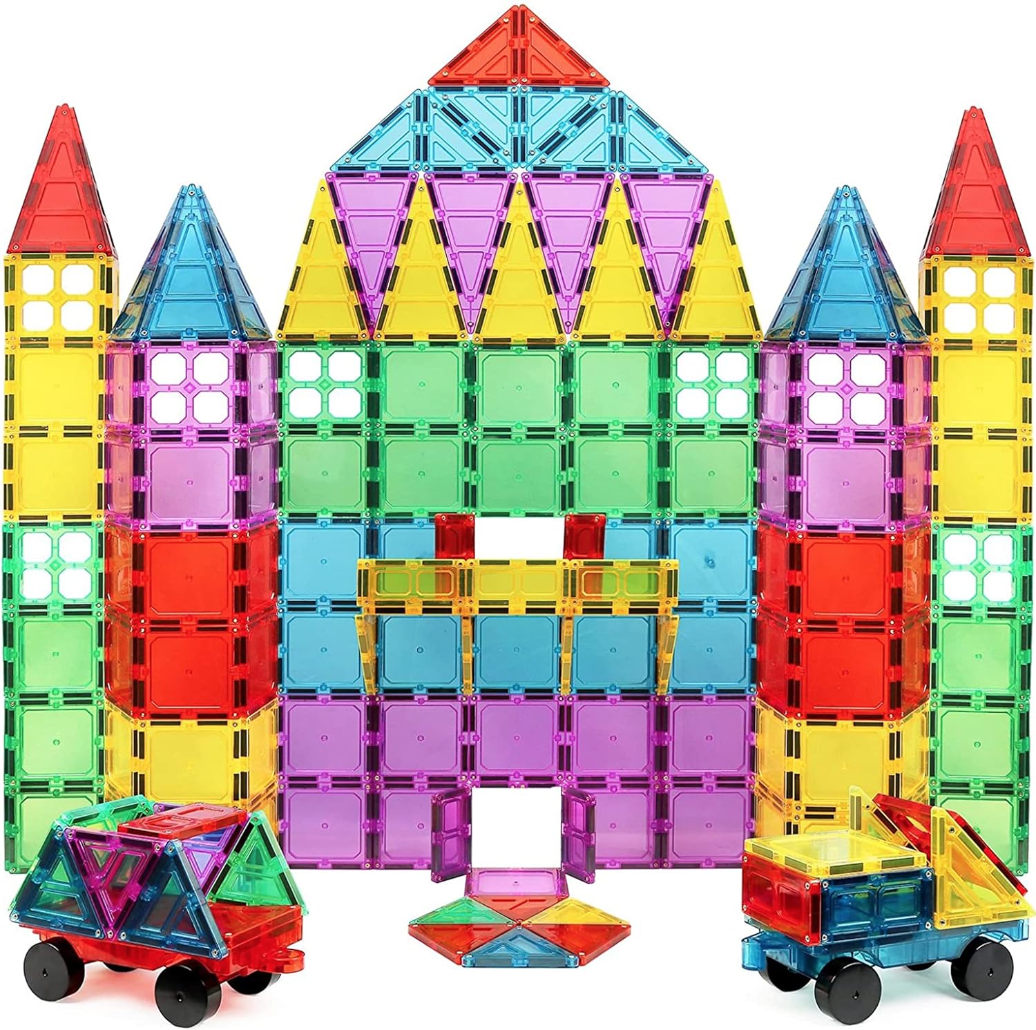 3D Magnetic Tiles Building Blocks Set for Kids