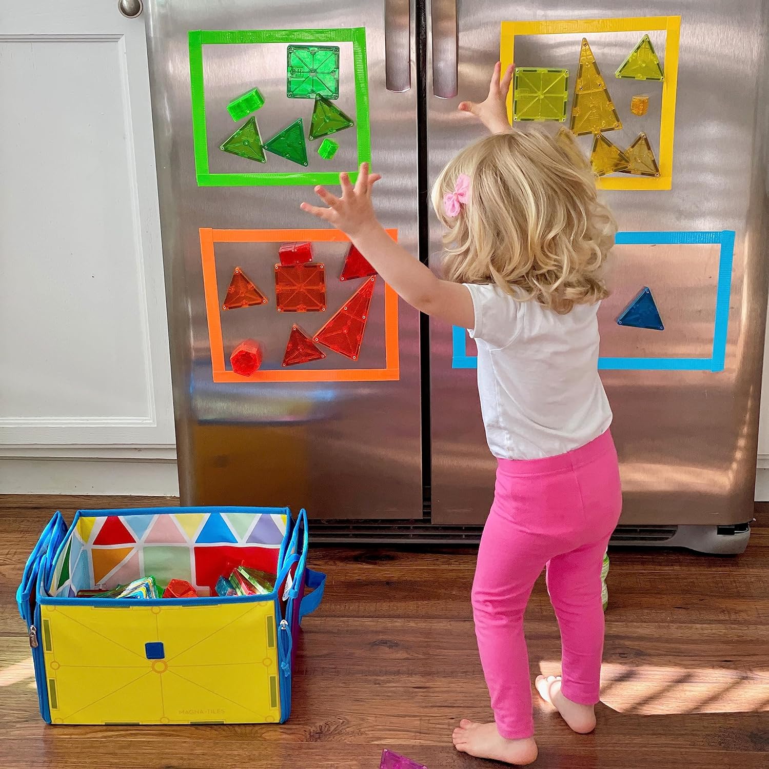 3D Magnetic Tiles Building Blocks Set for Kids