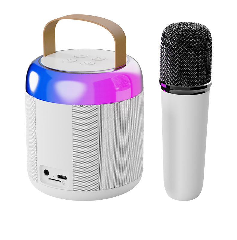 Mini Portable Karaoke Bluetooth Speaker Microphone