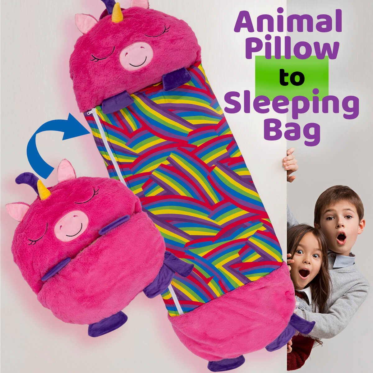 Cosy Nappers - Fun Pillow & Sleeping Bag