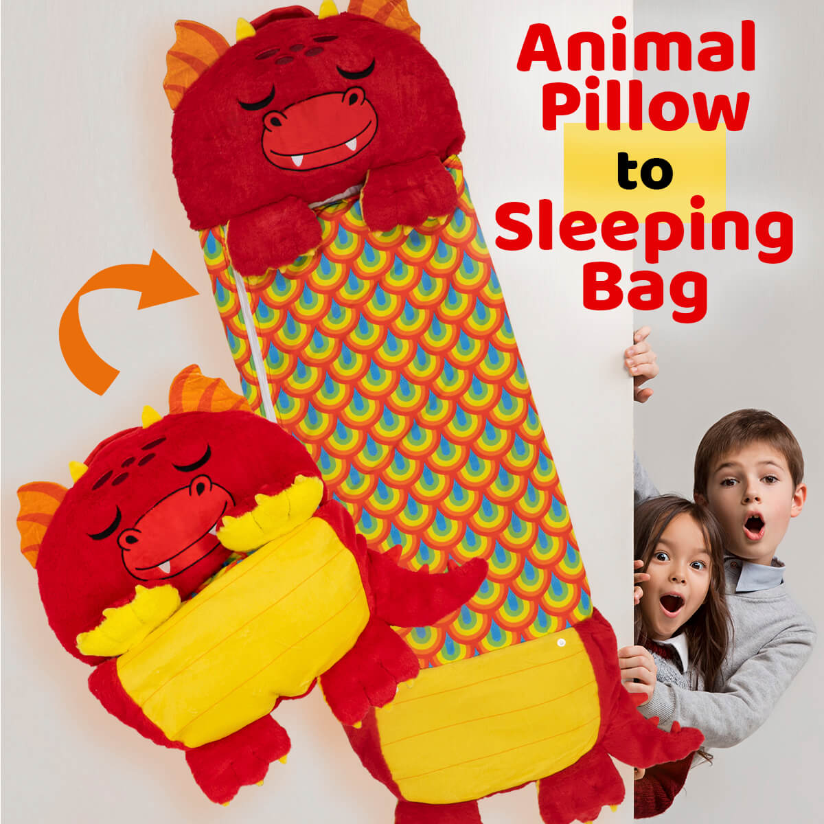 Cosy Nappers - Fun Pillow & Sleeping Bag