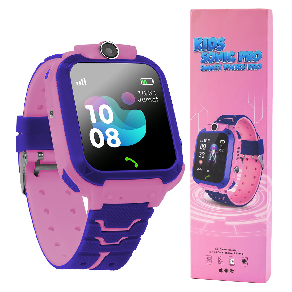 Kids Smart Watch - SOS Button, Audio Calls & Messages