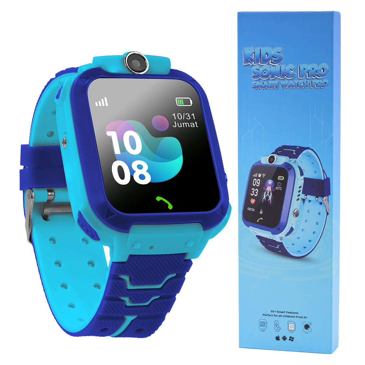 Kids Smart Watch - SOS Button, Audio Calls & Messages