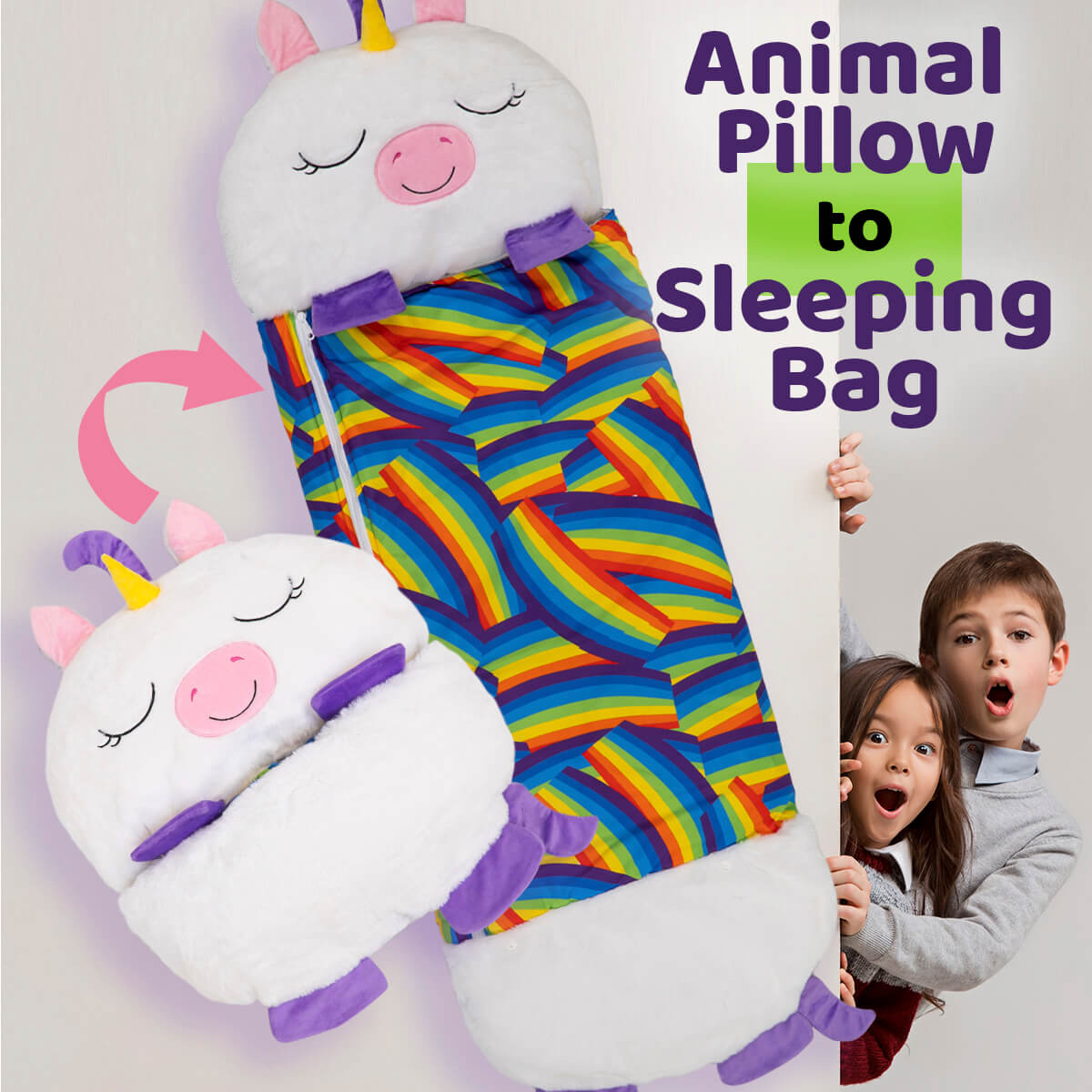 Cosy Nappers - Fun Pillow & Sleeping Bag