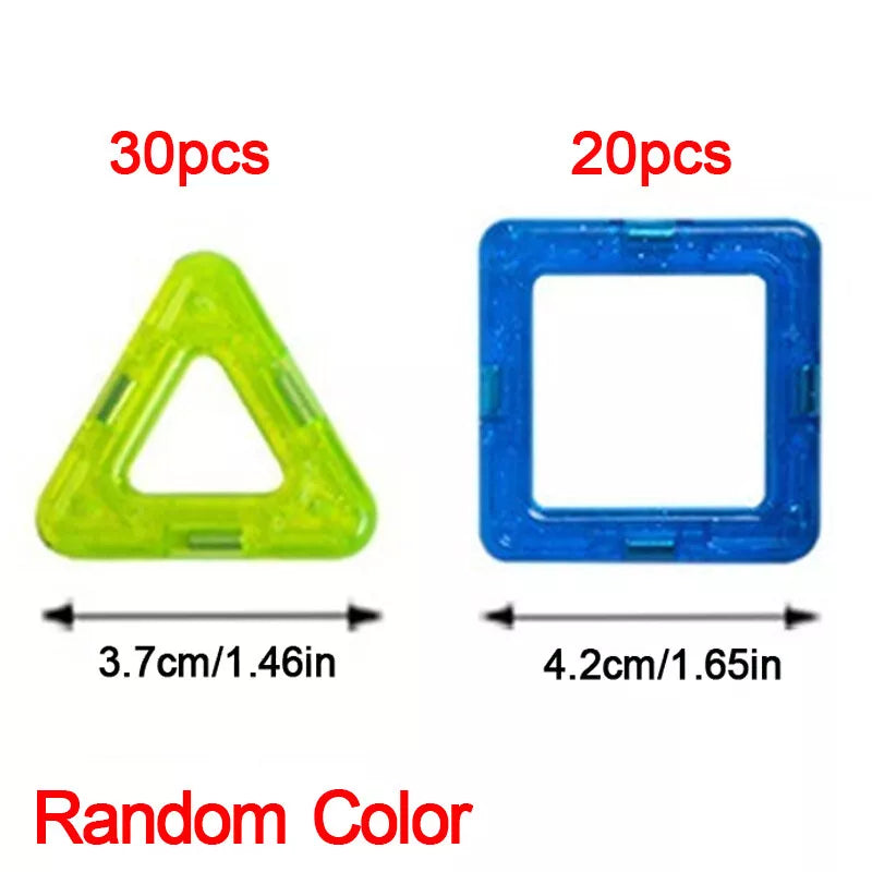 3D Magnetic Tiles Building Blocks Set for Kids