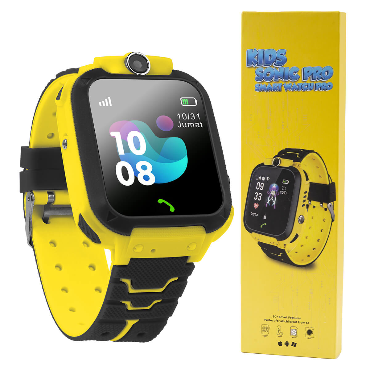 Kids Smart Watch SOS Button Audio Calls Messages